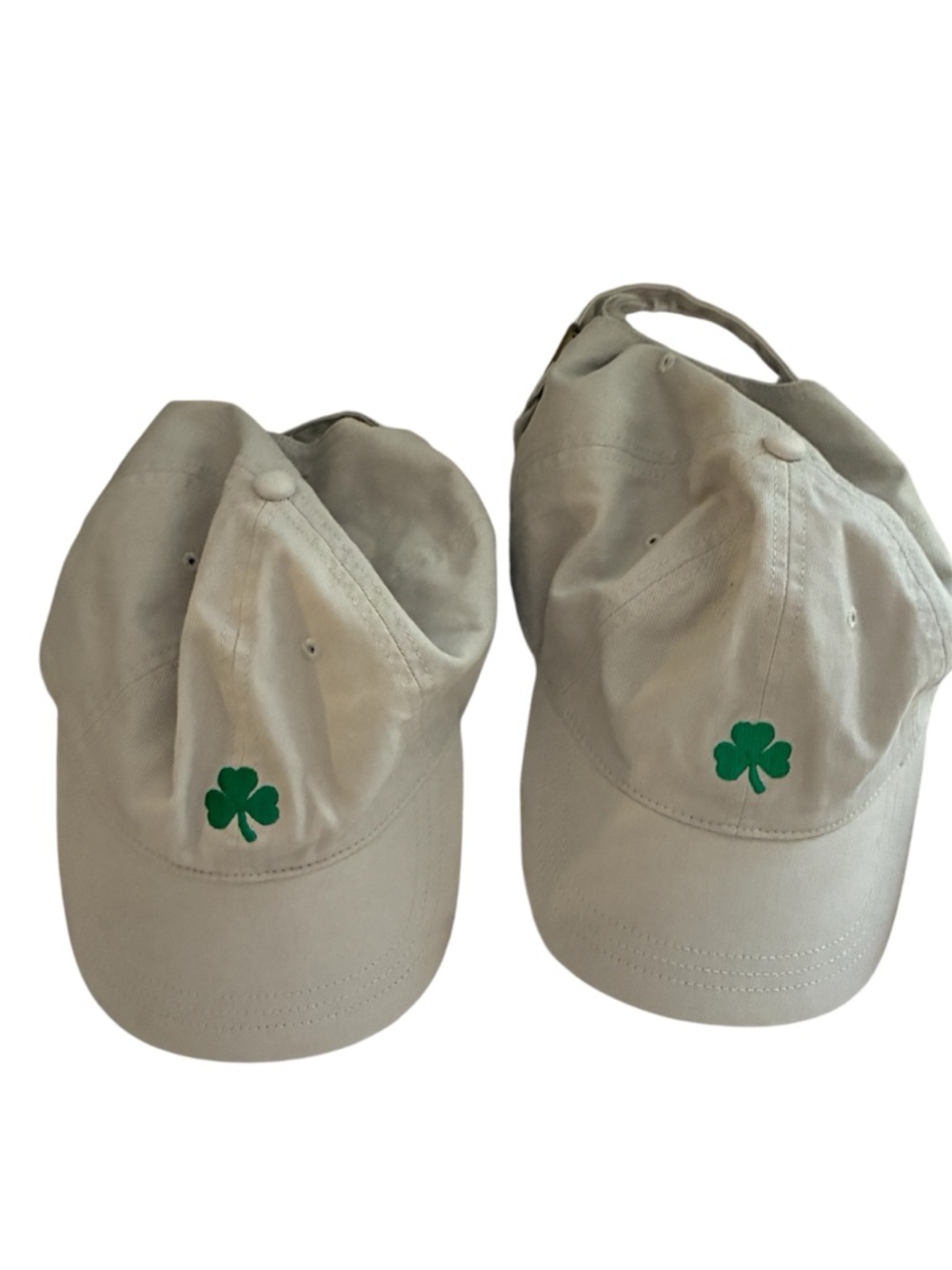 2 J.Crew Shamrock Embroidered Dad Hats